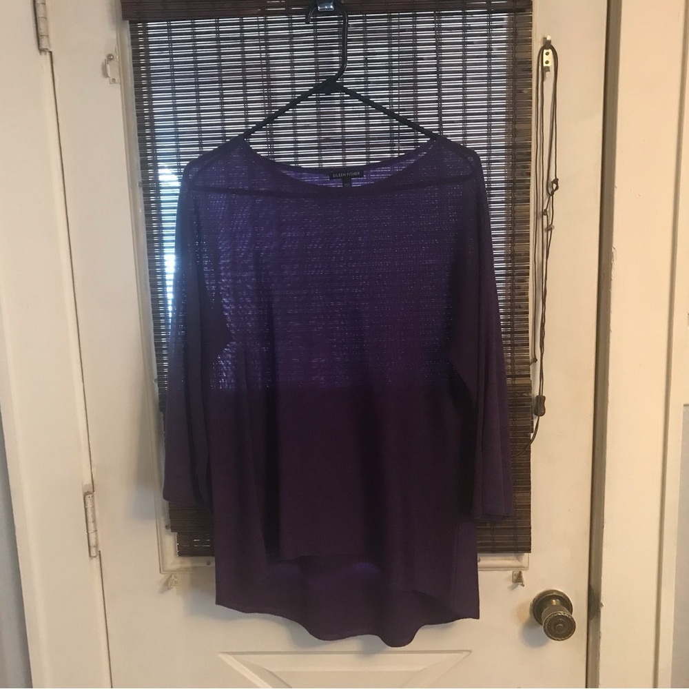 Eileen Fisher Crew Neck Tunic Merino Wool  Size SP